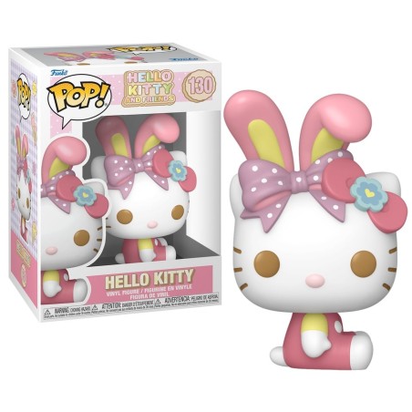 HELLO KITTY SPRING - POP Sanrio N°130 - Hello Kitty avec oreille lapin FUNKO