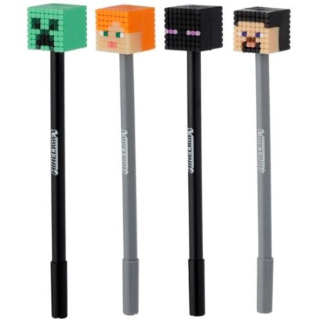 MINECRAFT - Heads - Stylo à Gel Effaçable