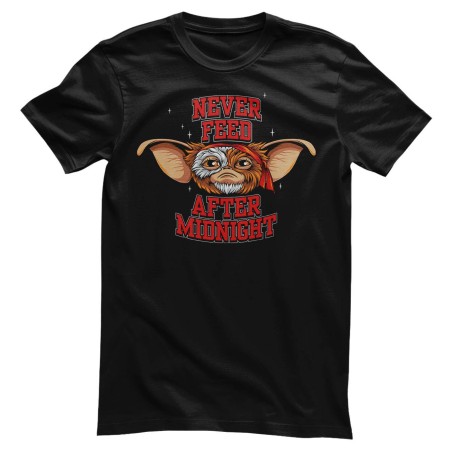 T-shirt "Ne nourrissez jamais Gizmo après minuit"