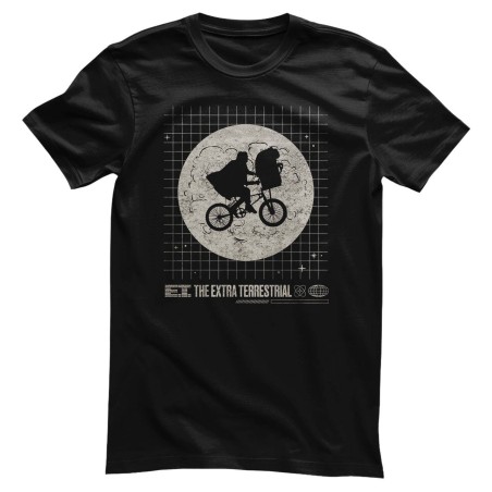 T-shirt à motif quadrillé E.T. HYBRIS