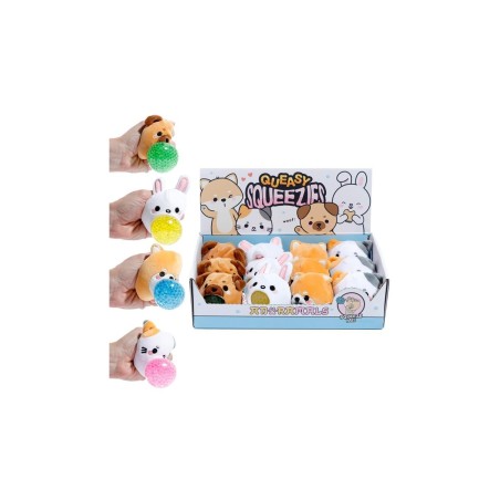 KAWAII - Animaux de Compagnie - Balle 'Squeezies' Anti-Stress
