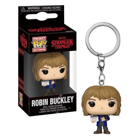 STRANGER THINGS S5 - Pocket Pop Keychain - Robin Buckley FUNKO