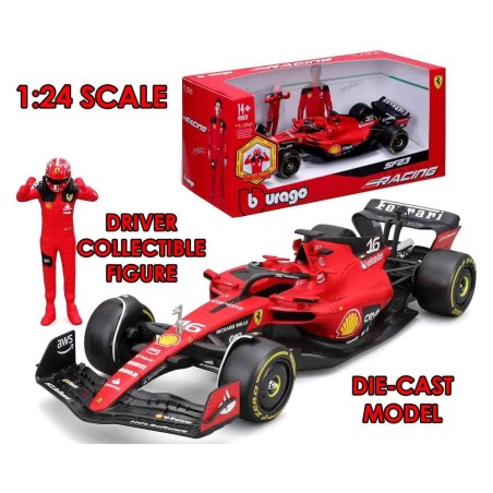 FORMULA 1 - F1 Ferrari Sf-23 avec Leclerc - Model réduit 1/24