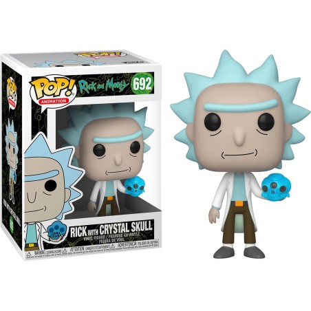 RICK & MORTY - POP N° 692 - Rick w/Crystal Skull FUNKO