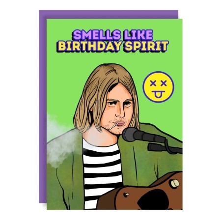 Carte d'anniversaire Smells Like Birthday Spirit