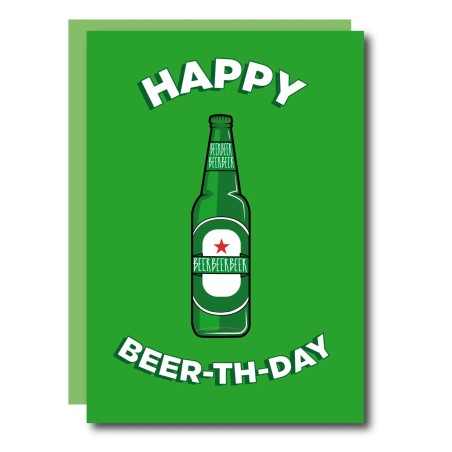 Carte d'anniversaire Happy Beerthday