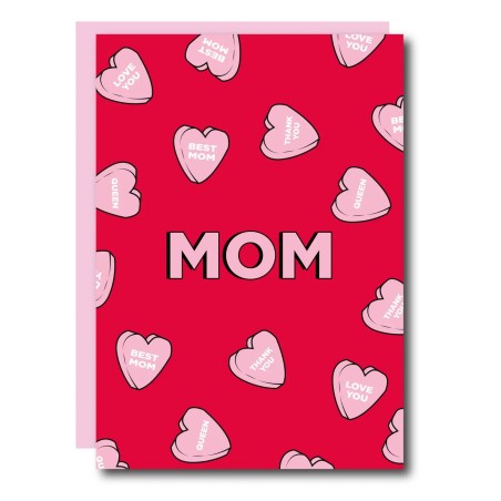 Carte Fête des mères Mom Hearts