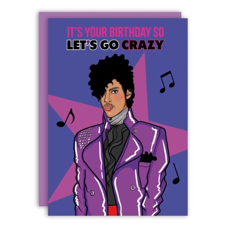 Carte d'anniversaire Let's Go Crazy