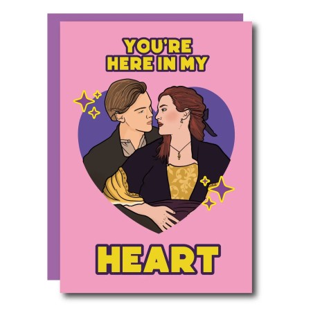 Carte St Valentin Titanic Rose & Jack