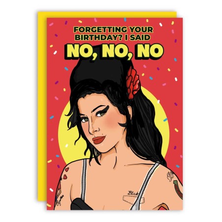 Carte d'anniversaire Forgetting your birthday NO, NO, NO