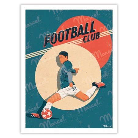 AFFICHE 30X40 - FOOTBALL CLUB