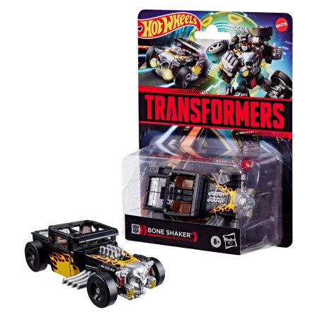 TRANSFORMERS X HOT WHEELS - Bone Shaker - Figurine Collaborative 13cm HASBRO