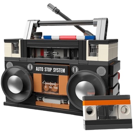POP SERIES - Kit de Construction - Radio Cassette Boombox 1988 - 168pc
