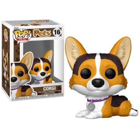 PETS - POP Pets N° 16 - Corgi FUNKO