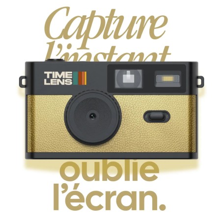 Appareil photo TimeLens POP EDITION 80's Gold