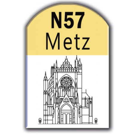 MAGNET BOIS FORME BORNE METZ