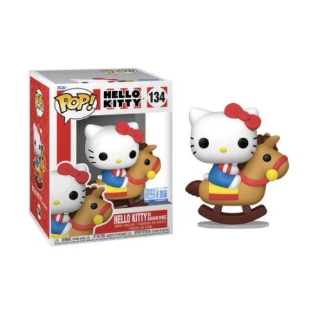 HELLO KITTY - POP Premium N°134 - Hello Kitty on Rocking Horse FUNKO