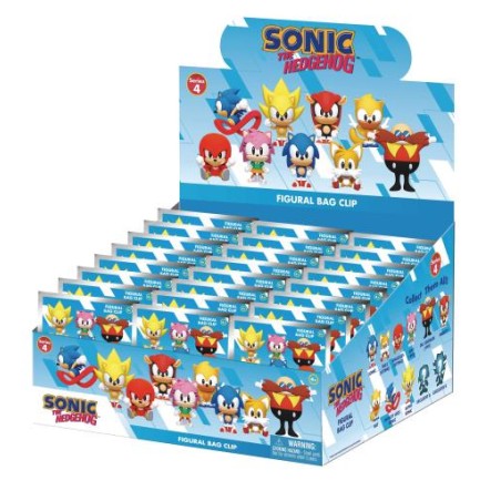 SONIC - Series 4 - 3D Foam Bag Clip  MONOGRAM