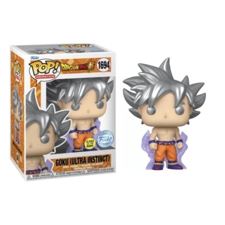 DRAGON BALL Z - POP N°1694 - Goku Ultra Instinct (Glow in the Dark) FUNKO