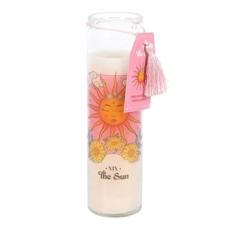 Bougie tube parfumée au pamplemousse rose The Sun