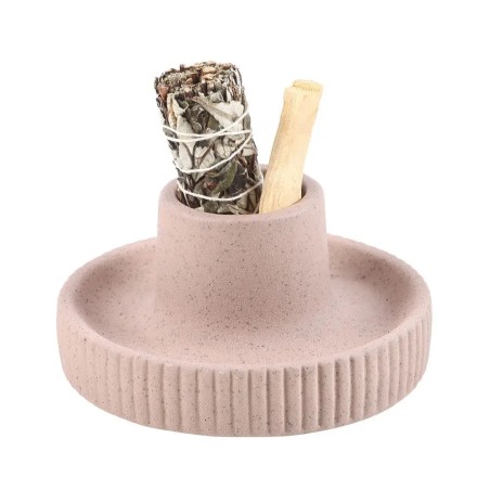 Bol à nervures grège pour sauge