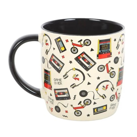 Mug à motif rétro arcade des années 80