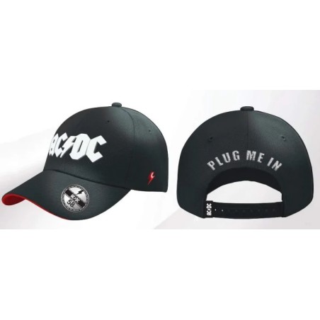AC/DC - Plug Me In - Casquette de Baseball "Washed"