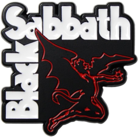 Pin's émaillé Black Sabbath - Démon ailé avec logo