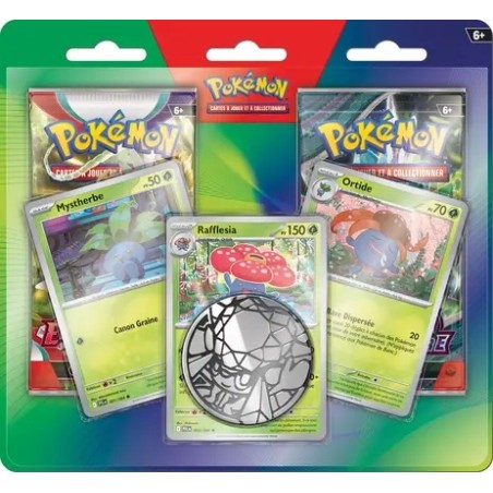 POKEMON - Pack Promo 2 Boosters Mystherbe d'Ortide et Rafflesia - FR