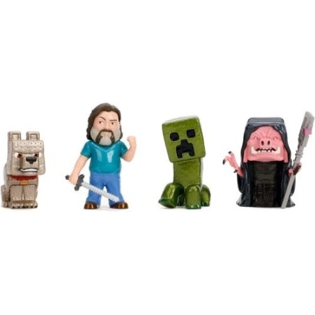 MINECRAFT FILM - Figurines 6cm - 4 Modèles - Wave 5