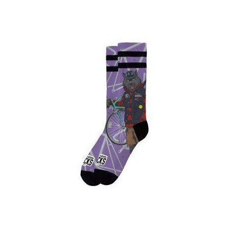 Chaussettes Cycling Wolf - Mid High - L/XL AMERICAN SOCKS