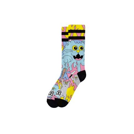 Chaussettes Killer Kitties - Mid High - L/XL AMERICAN SOCKS