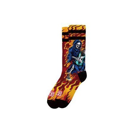 Chaussettes Rock till death - Mid High - L/XL AMERICAN SOCKS