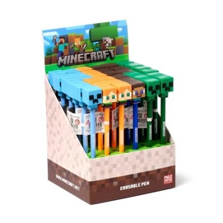 MINECRAFT - Chibi - Stylo à Gel Effaçable PUCKATOR