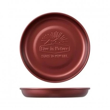 Assiette Camping Aluminium x2 Red SKATER