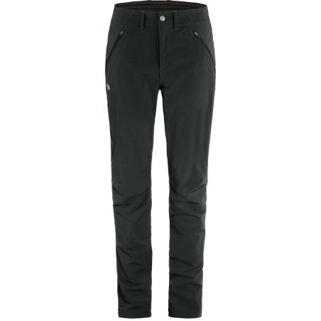 Pantalon Femme Abisko Trail Stretch Regular 550/Black FJÄLLRÄVEN