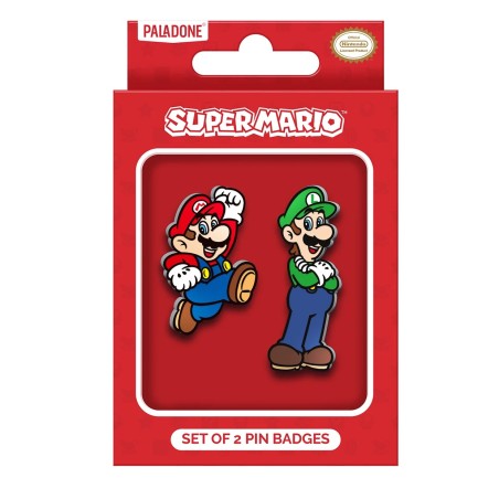 SUPER MARIO - Set de 2 Pin's en Métal PALADONE