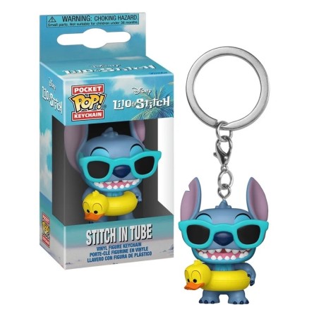 LILO & STITCH - Pocket Pop Keychains - Stitch in Tube FUNKO