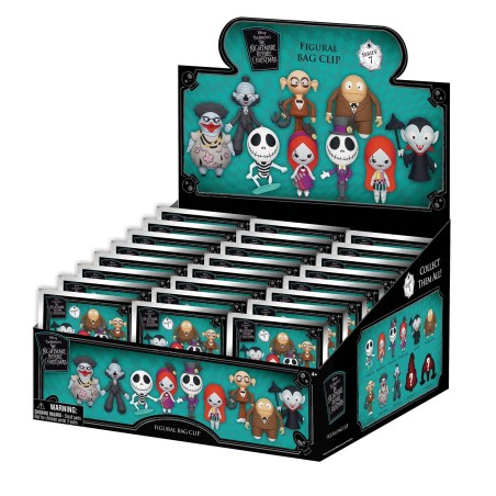 DISNEY - NBC Series 7 - 3D Foam Bag Clip MONOGRAM