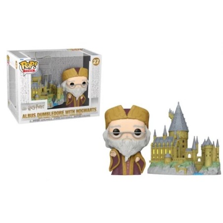 HARRY POTTER Anniversary - POP TOWN N° 27 - Dumbledore w/ Hogwarts FUNKO