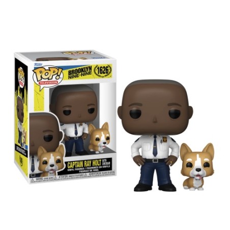BROOKLYN NINE NINE - POP & Buddy N° 1626 - Capitaine Holt avec Cheddar FUNKO
