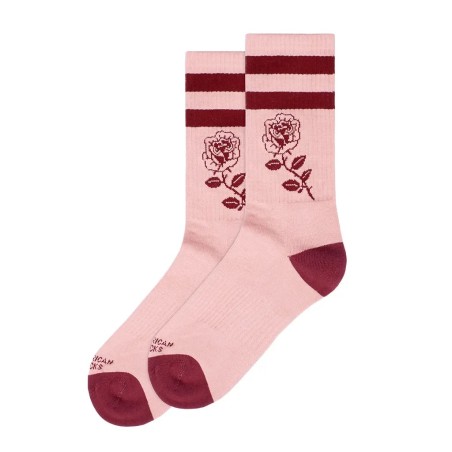 Chaussettes Rose - Mid High - One Size AMERICAN SOCKS