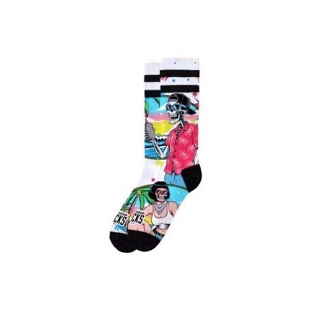 Chaussettes Neon Paradise - Mid High - L/XL AMERICAN SOCKS