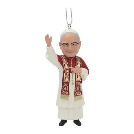 Ornement Mini Bobblehead du Pape Léon XIV