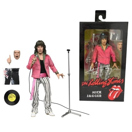 Rolling Stones Clothed Figure figurine Mick Jagger (1975) 20 cm NECA