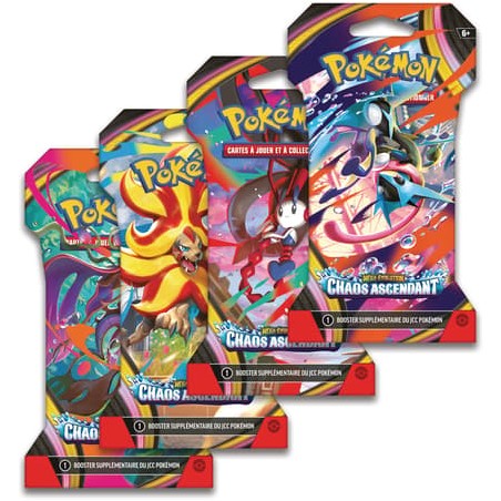 POKEMON - ME 04 Chaos Ascendant Blister 1 Boosters - FR