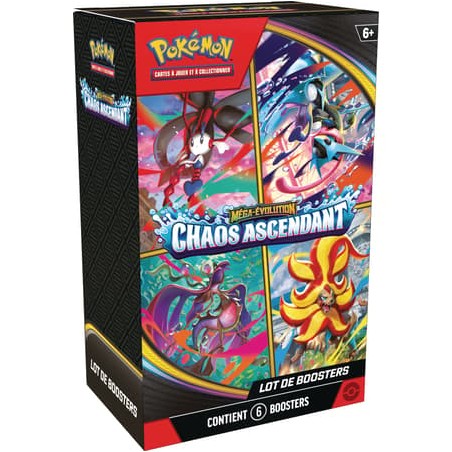 POKEMON - ME 04 Chaos Ascendant Bundle 6 boosters - FR