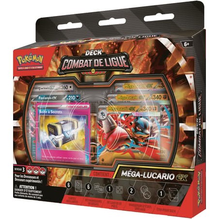 POKEMON - League battle deck Mega Lucario Ex - FR