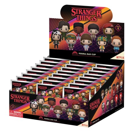 STRANGER THINGS - Series 4 - 3D Foam Bag Clip