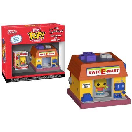LES SIMPSONS - Bitty Pop Town - Bart Simpson et Kwik-E-Mart